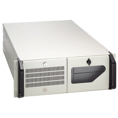 Axiomtek AX6156LE 4U 14-Slot Chassis for Full-size SBC , black, w/o power supply